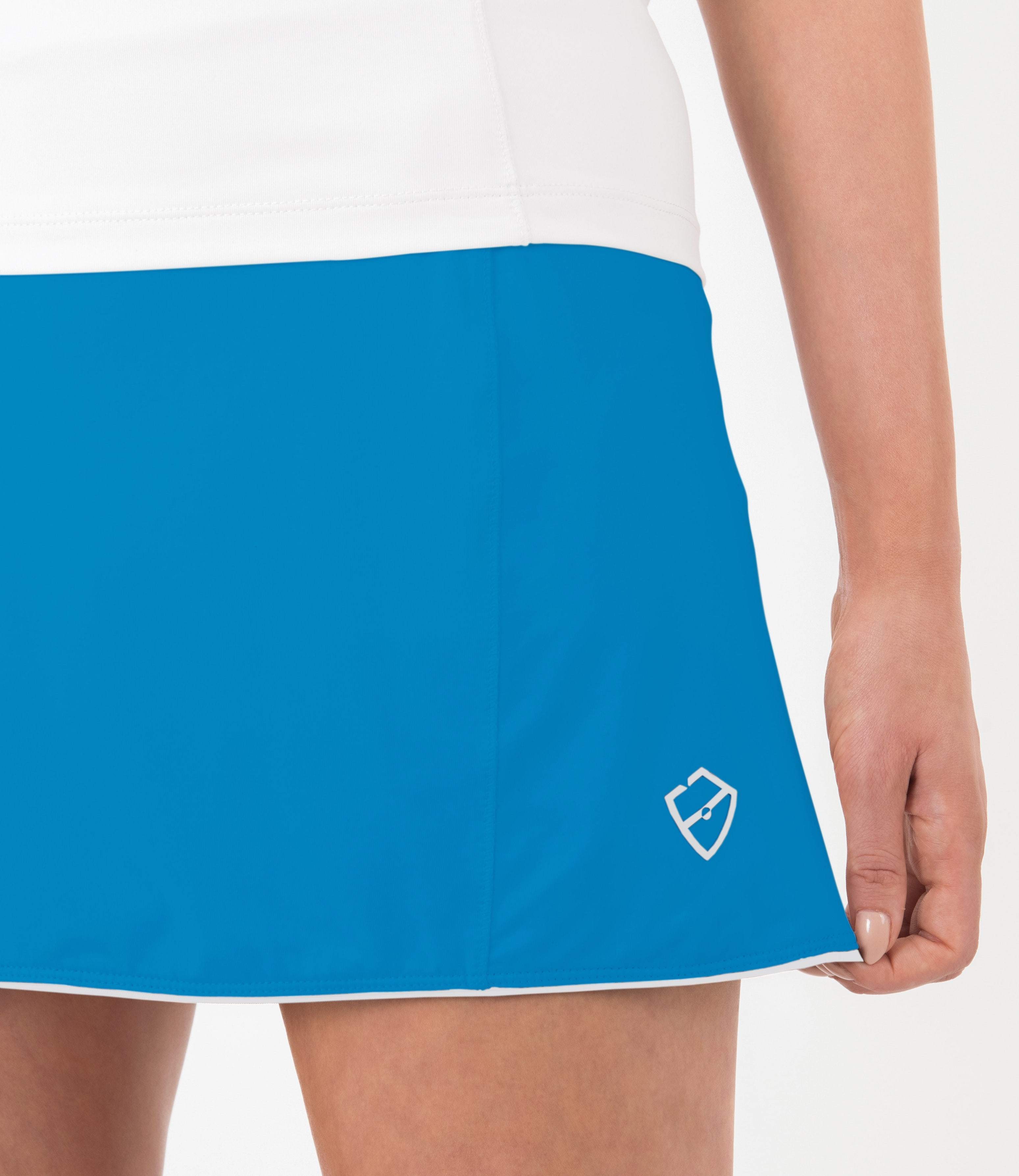 Eugenie Skort - Brilliant Blue/White