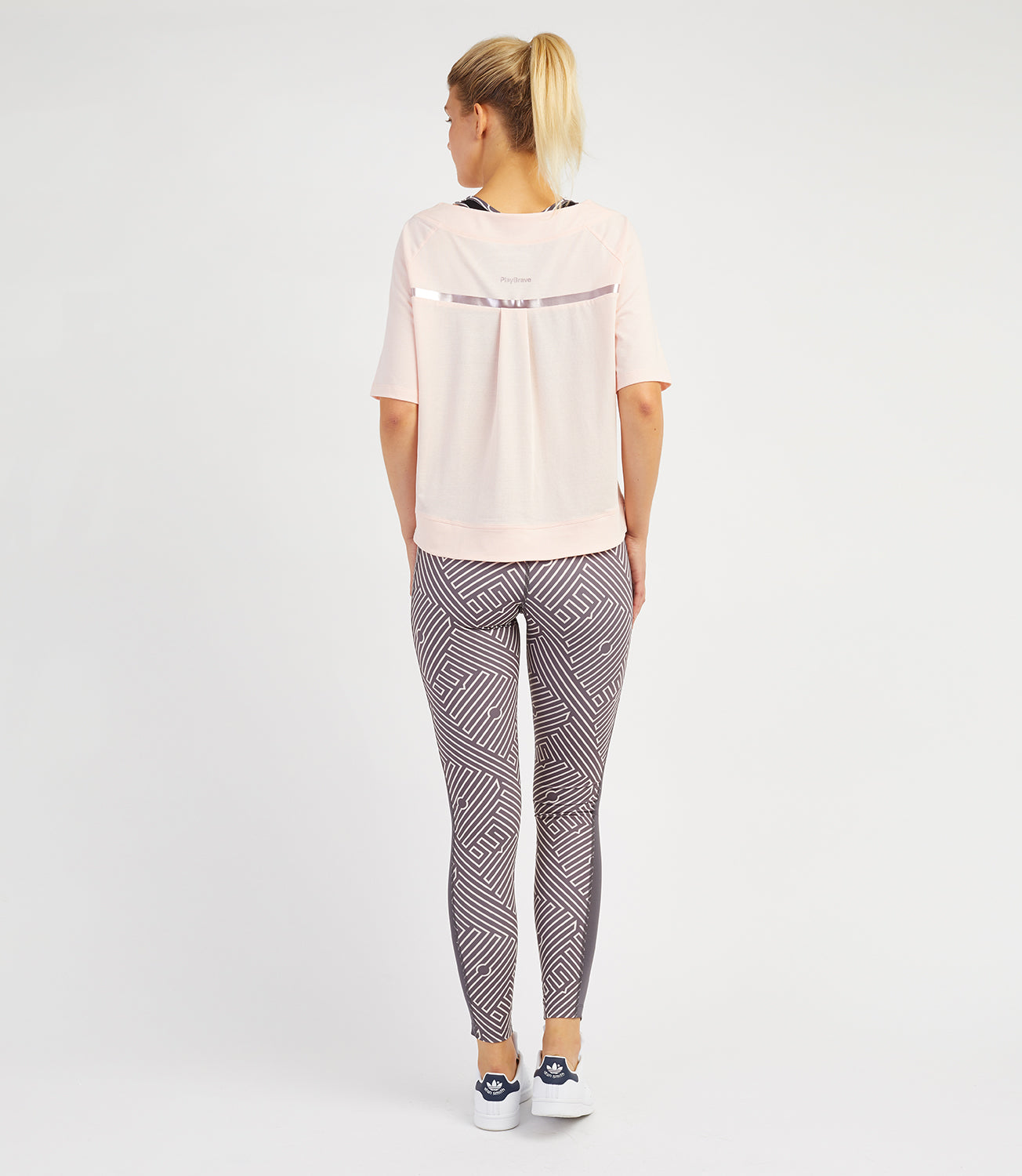 Tennis T-shirt Vests-Women's Tops-Bridget Loose Tee-Rose-PlayBrave Sports UK