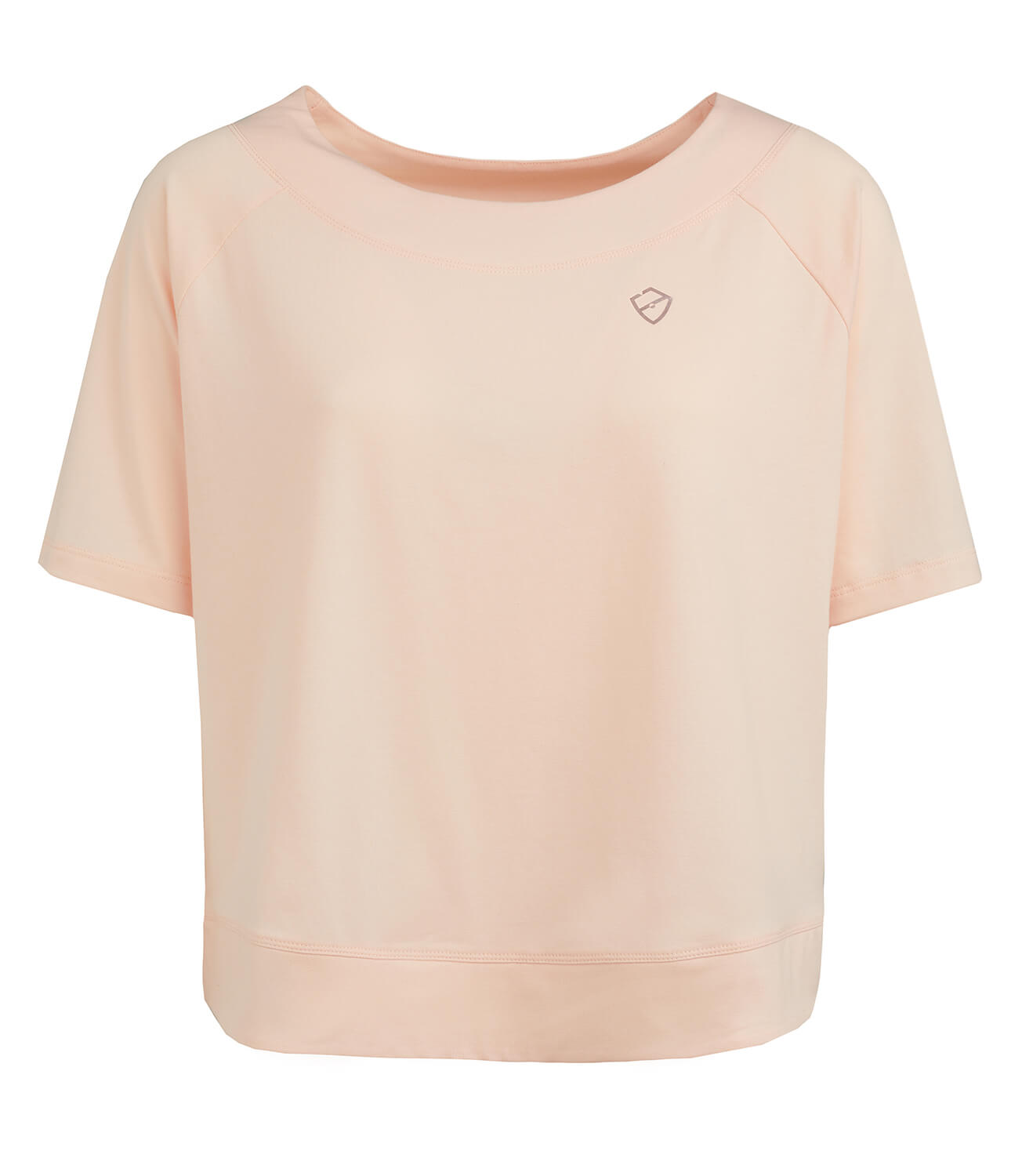 Tennis T-shirt Vests-Women's Tops-Bridget Loose Tee-Rose-PlayBrave Sports UK