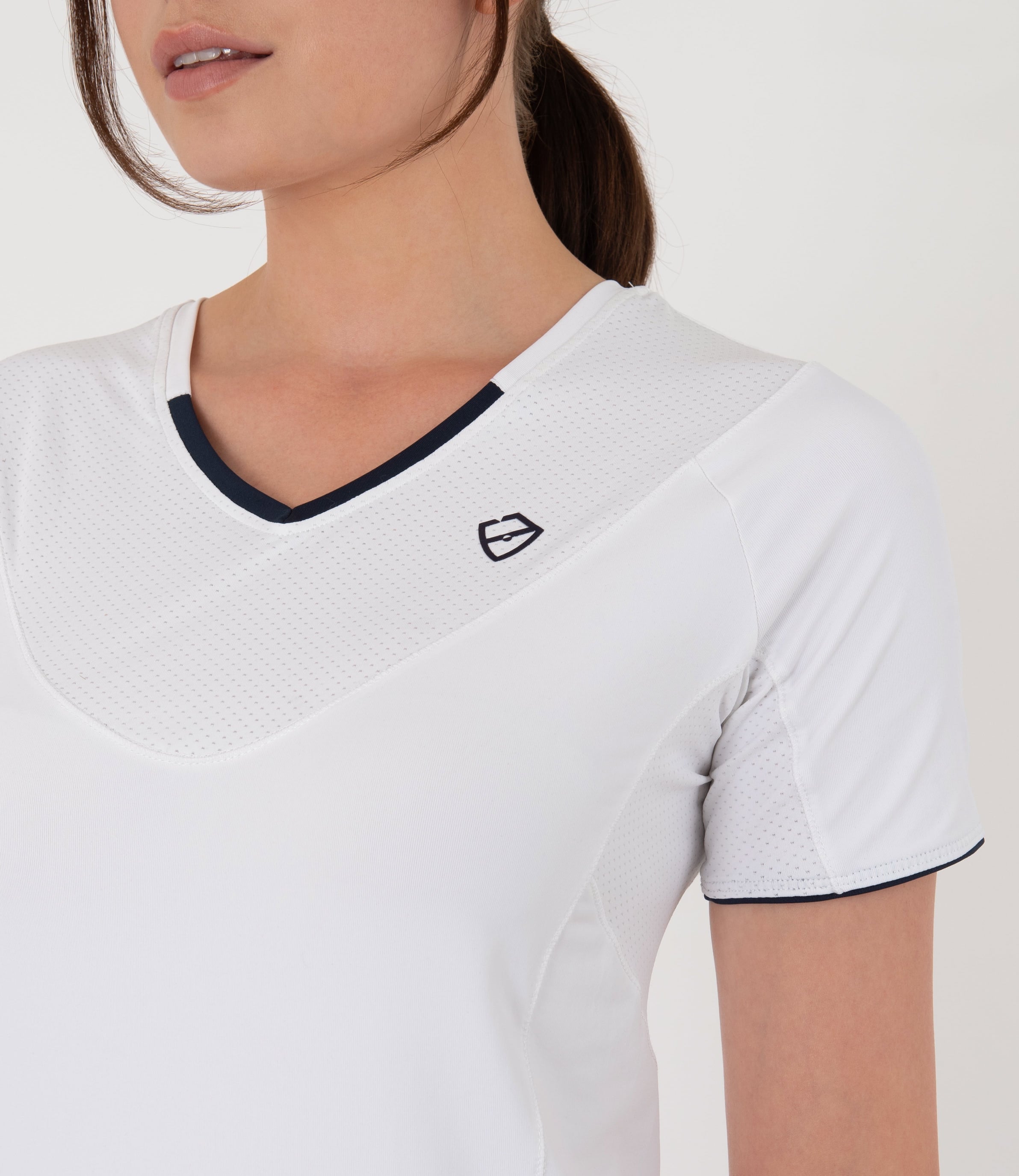Catherine Technical Fitness Tee - White | PlayBrave Sportswear