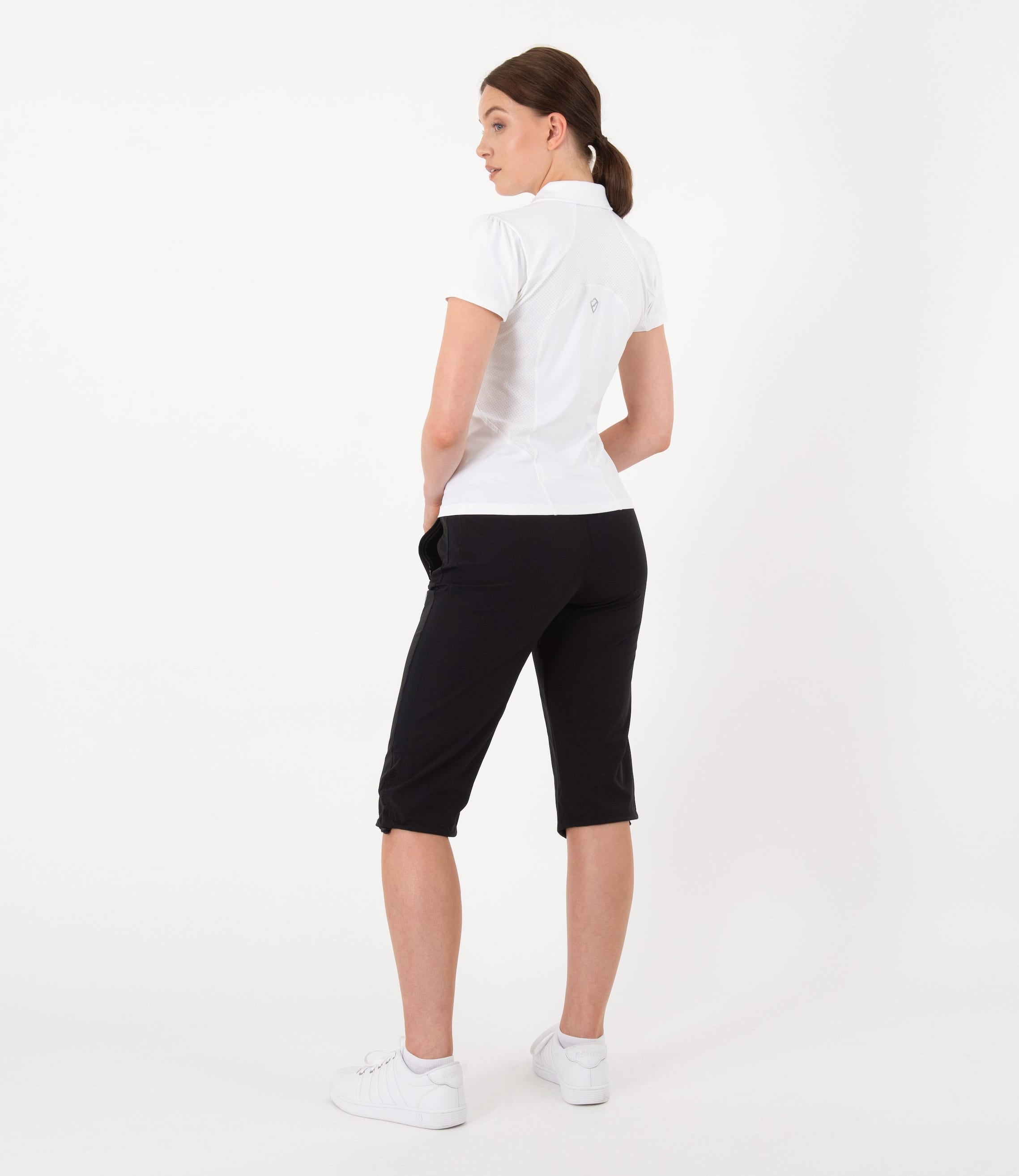 Gemma Technical Capri Pant - Black | PlayBrave Sportswear