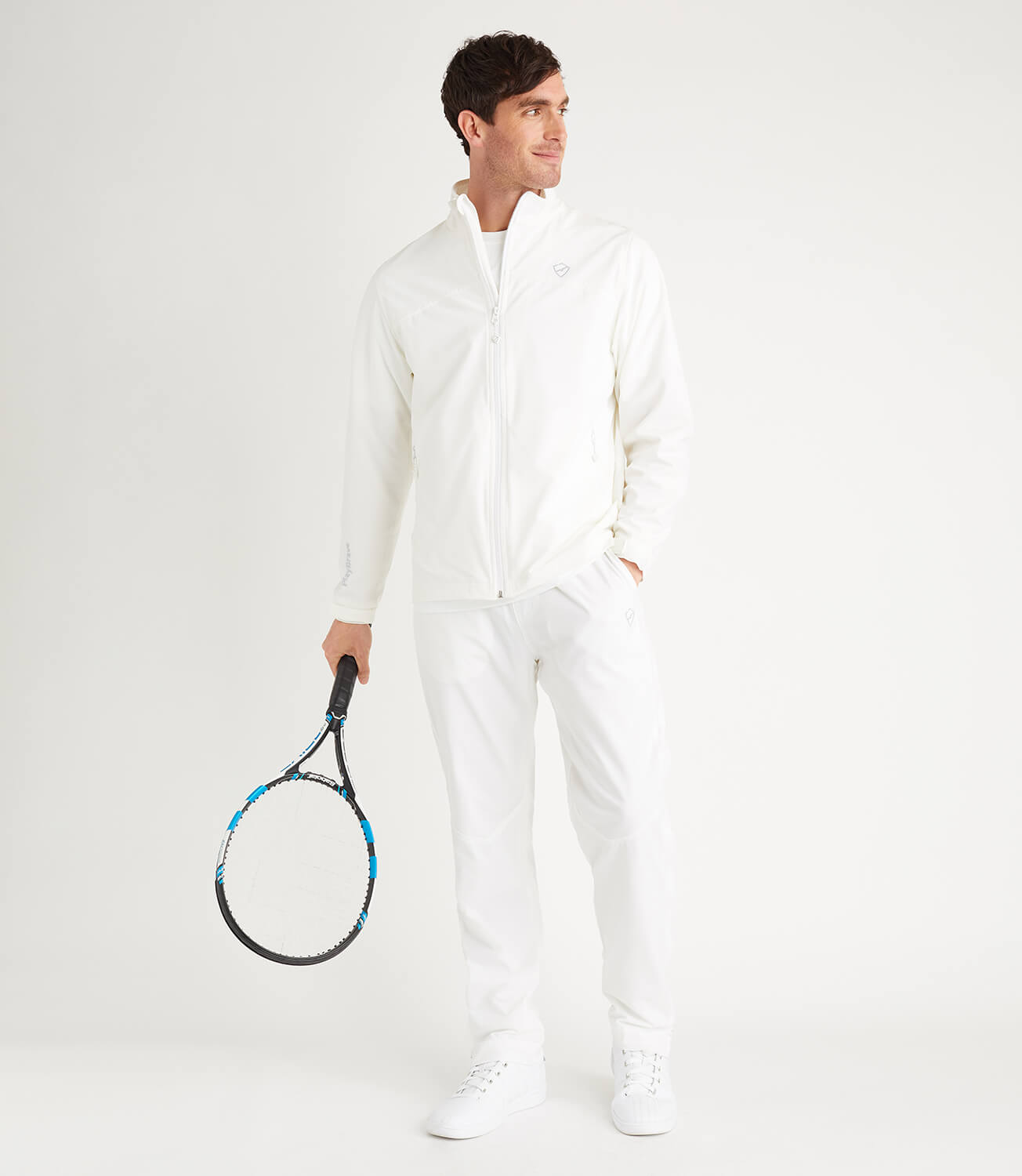 Miles Track Jacket - White