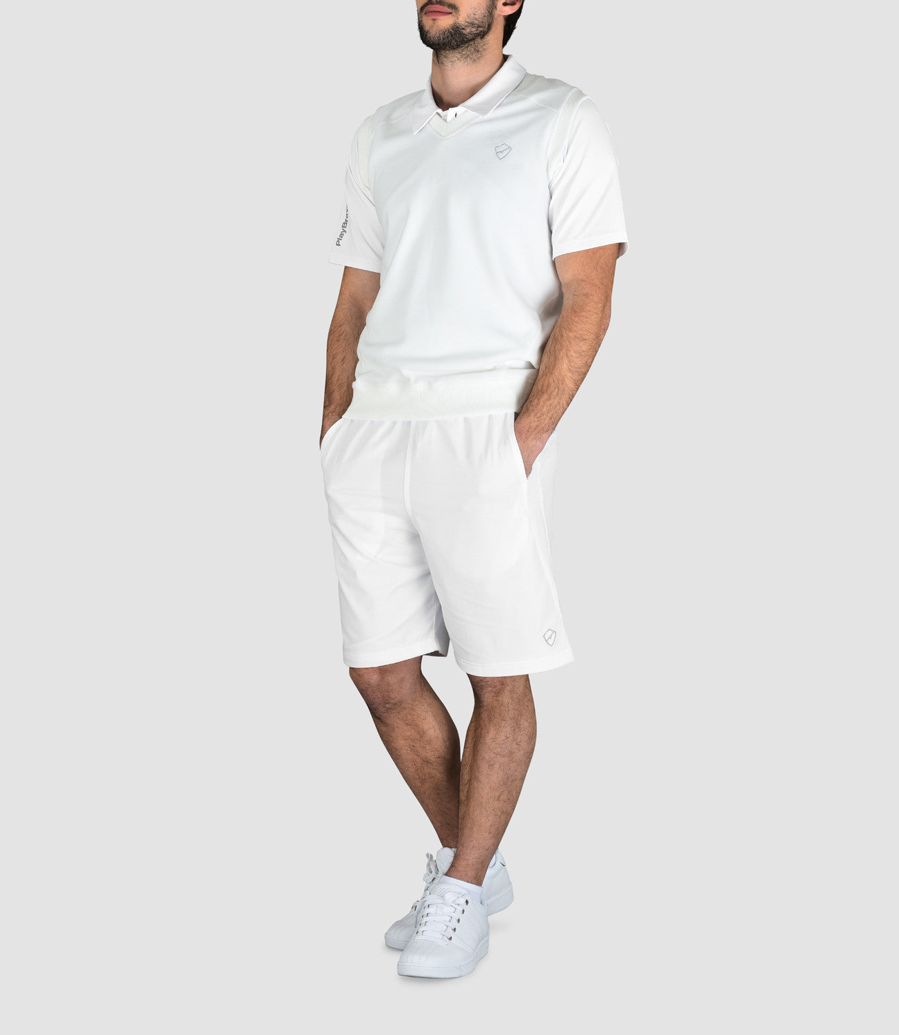 Fleece Jackets Tennis Men's Clothing -Max Fleece Tank-Black-S-PlayBrave Sports UK
