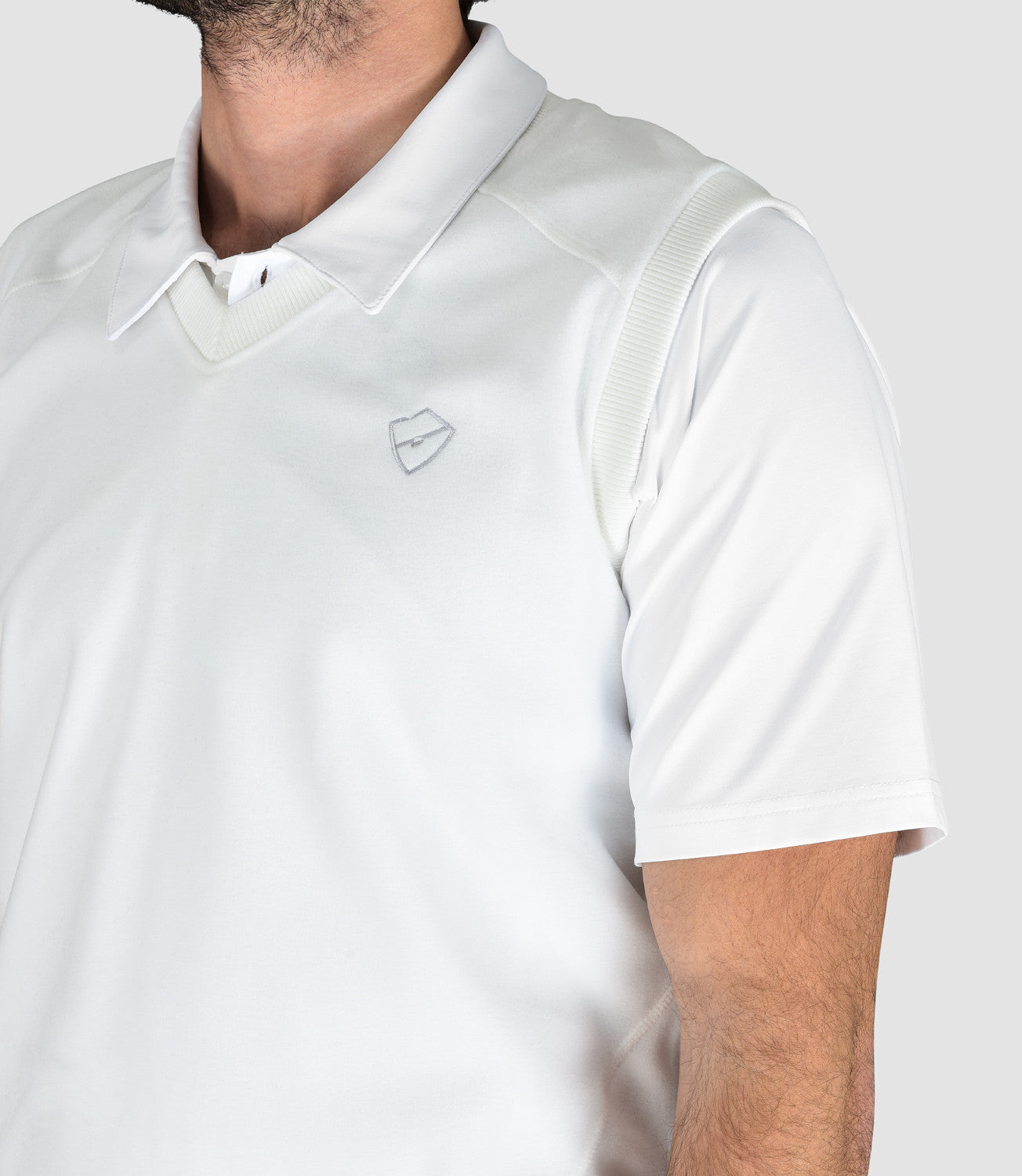 Fleece Jackets Tennis Men's Clothing -Max Fleece Tank-Black-S-PlayBrave Sports UK