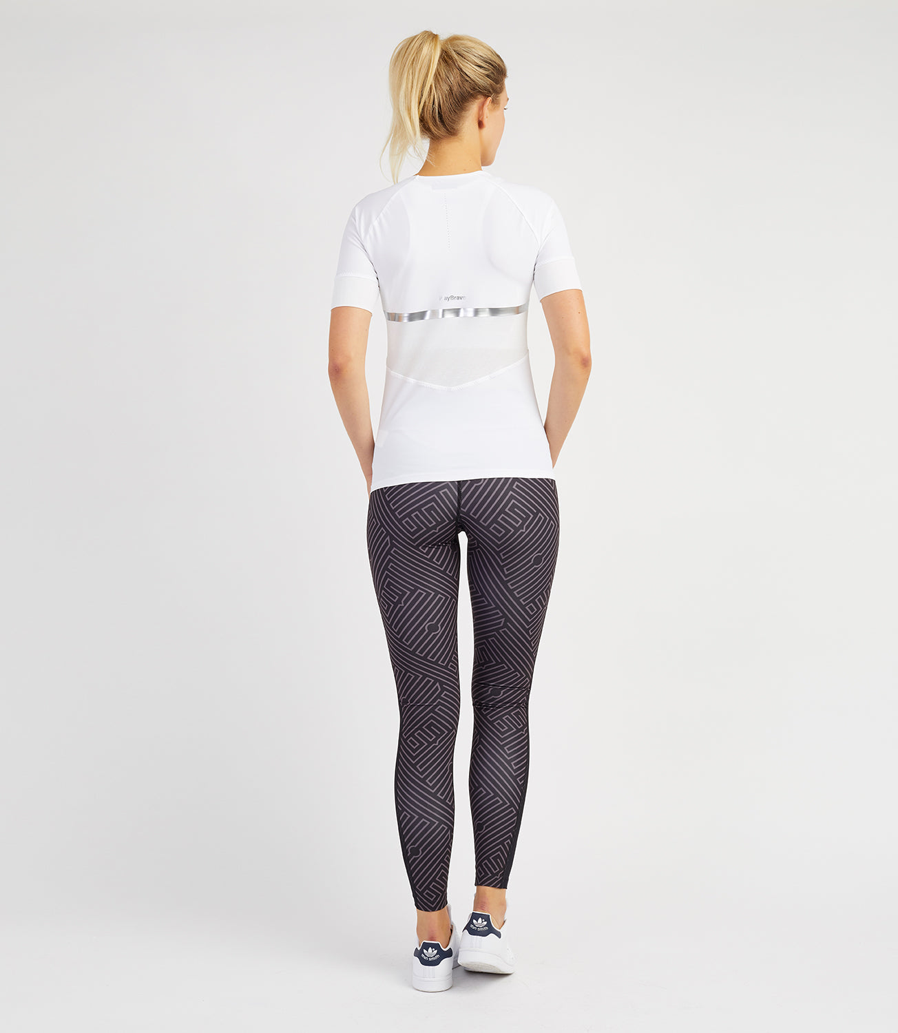 Tennis T-shirt Vests-Tamara Performance Tee - White-PlayBrave Sports UK