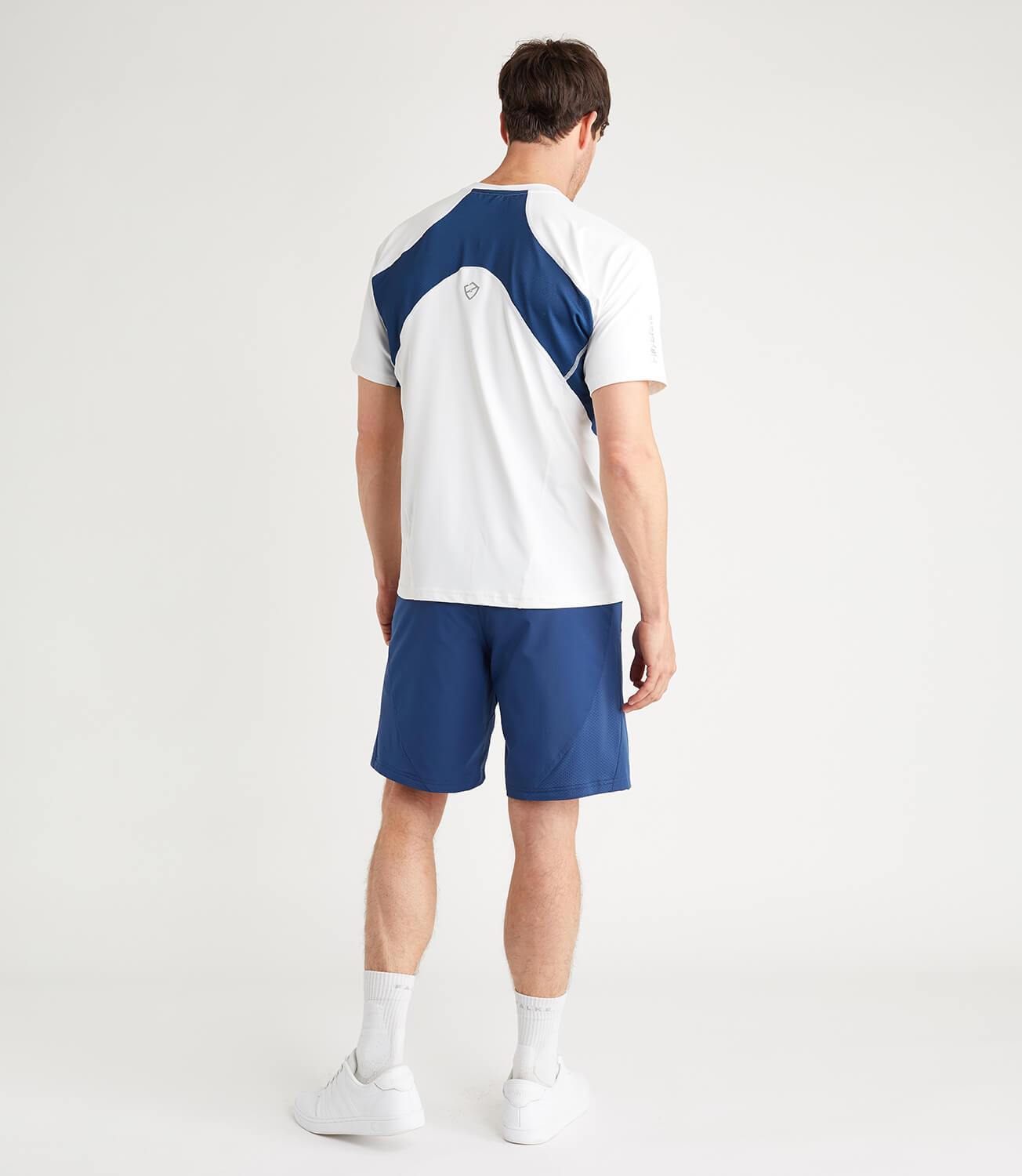 Terence Technical Tee White/Blue