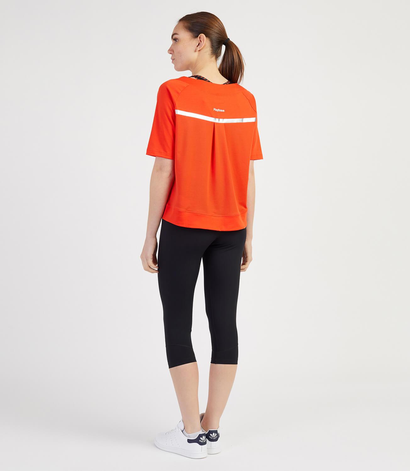 Bridget Loose Tee-Flame