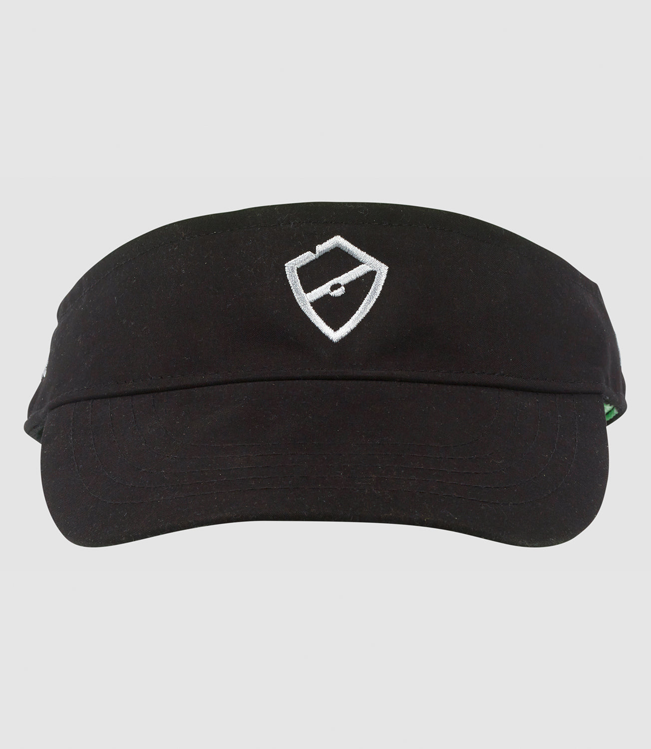 Tennis Hats/Caps -Accessories-Panoramic Visor-Navy/Silver-PlayBrave Sports UK