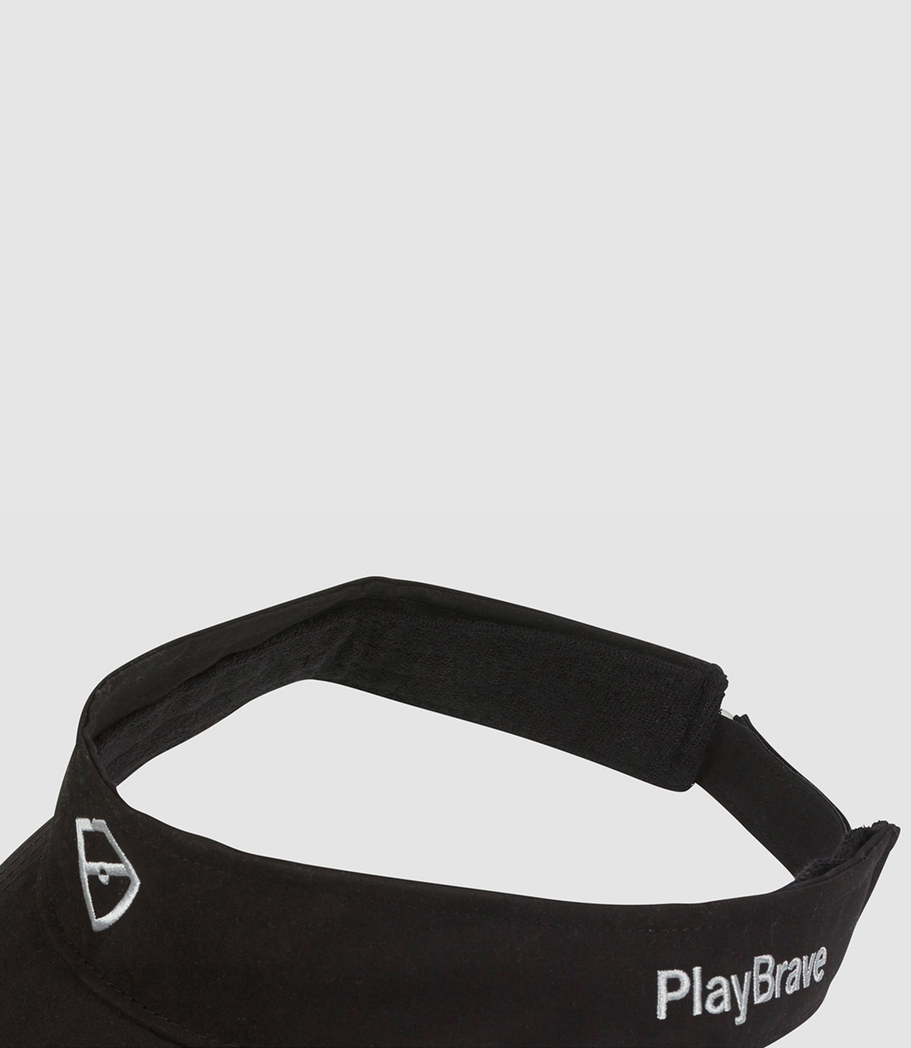 Tennis Hats/Caps -Accessories-Panoramic Visor-Navy/Silver-PlayBrave Sports UK