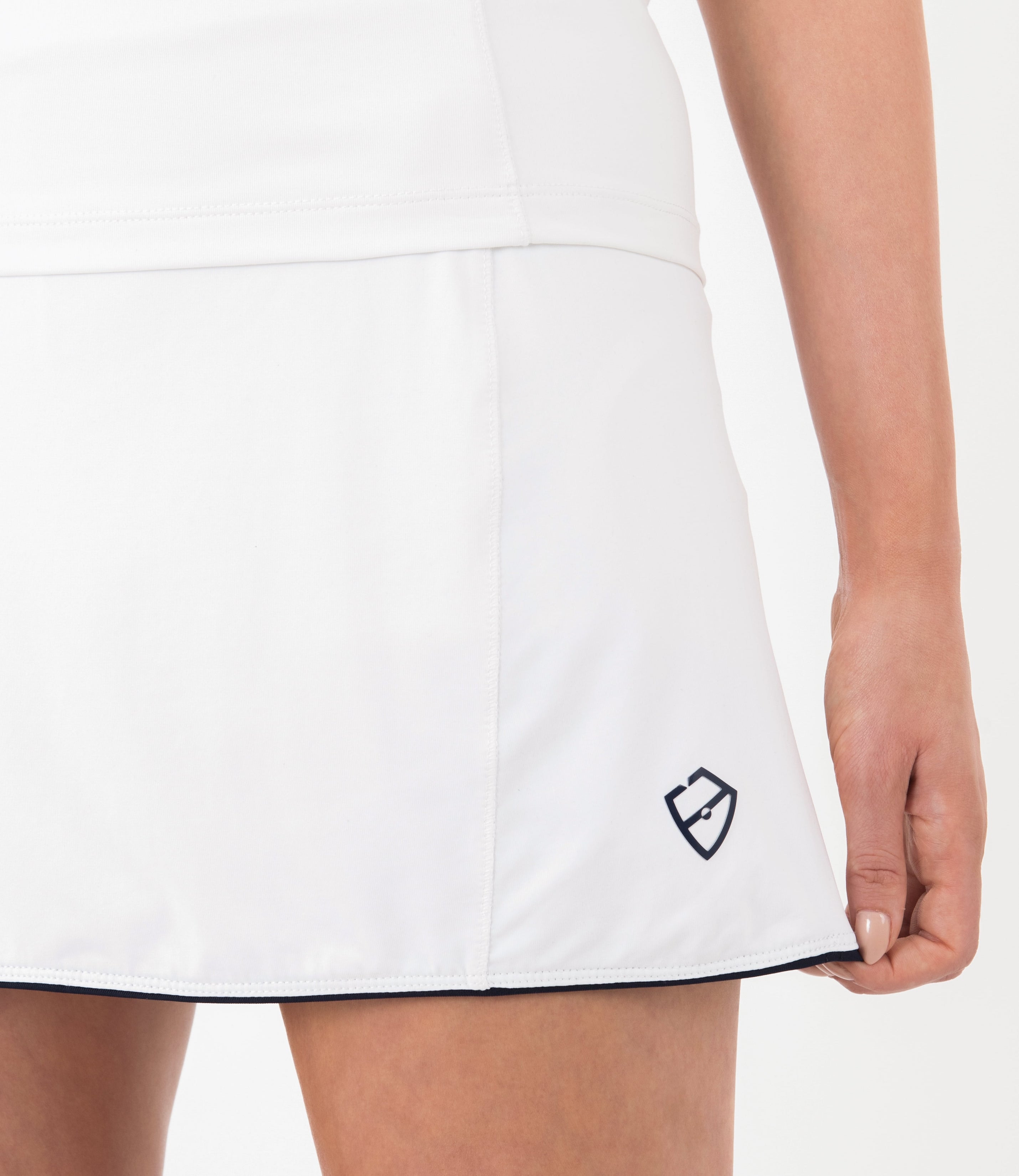 Eugenie Classic White Tennis Skort | PlayBrave Sports