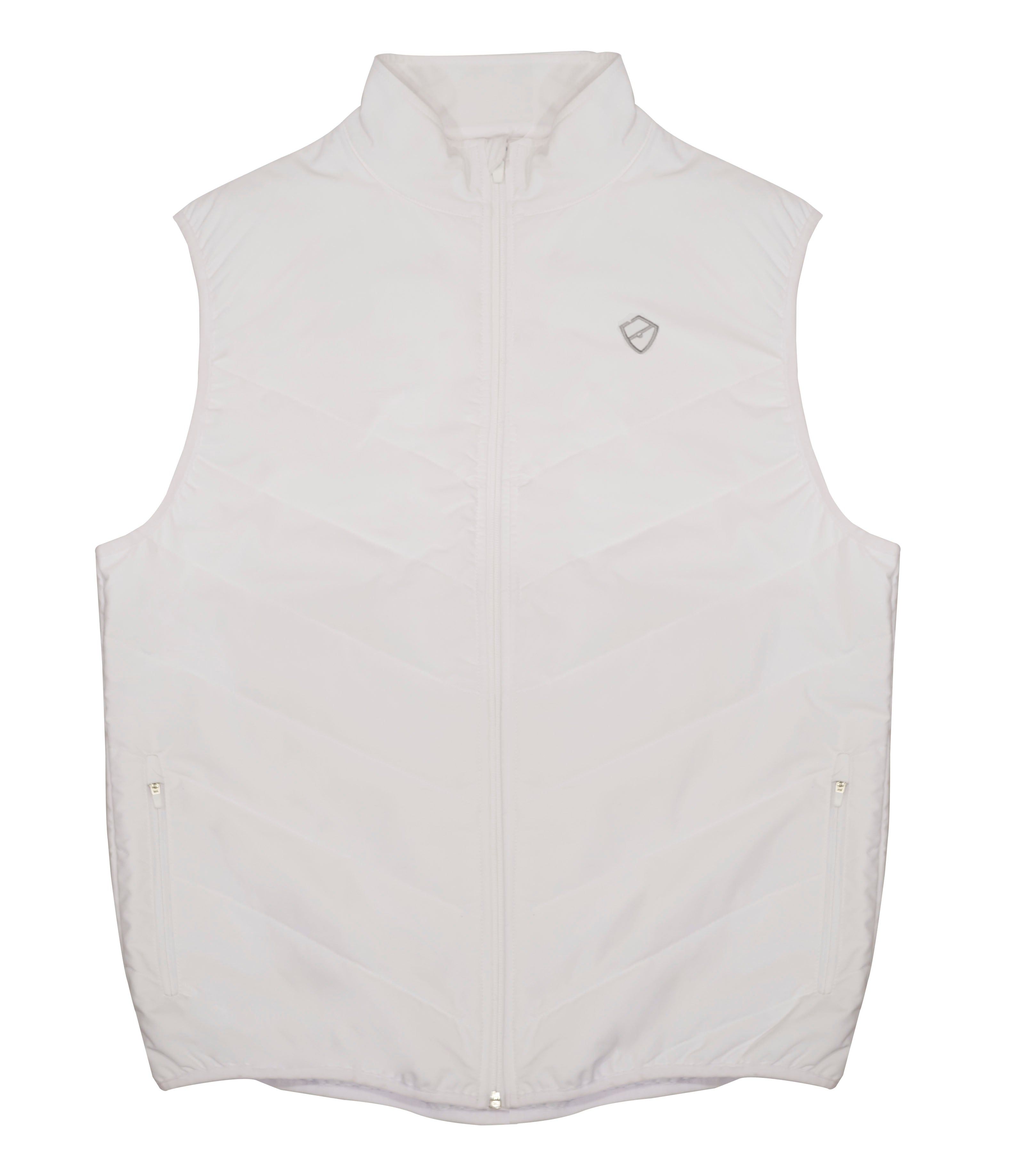 Gilbert Puffer Gilet 100% Recycled - White | PlayBrave Sportswear