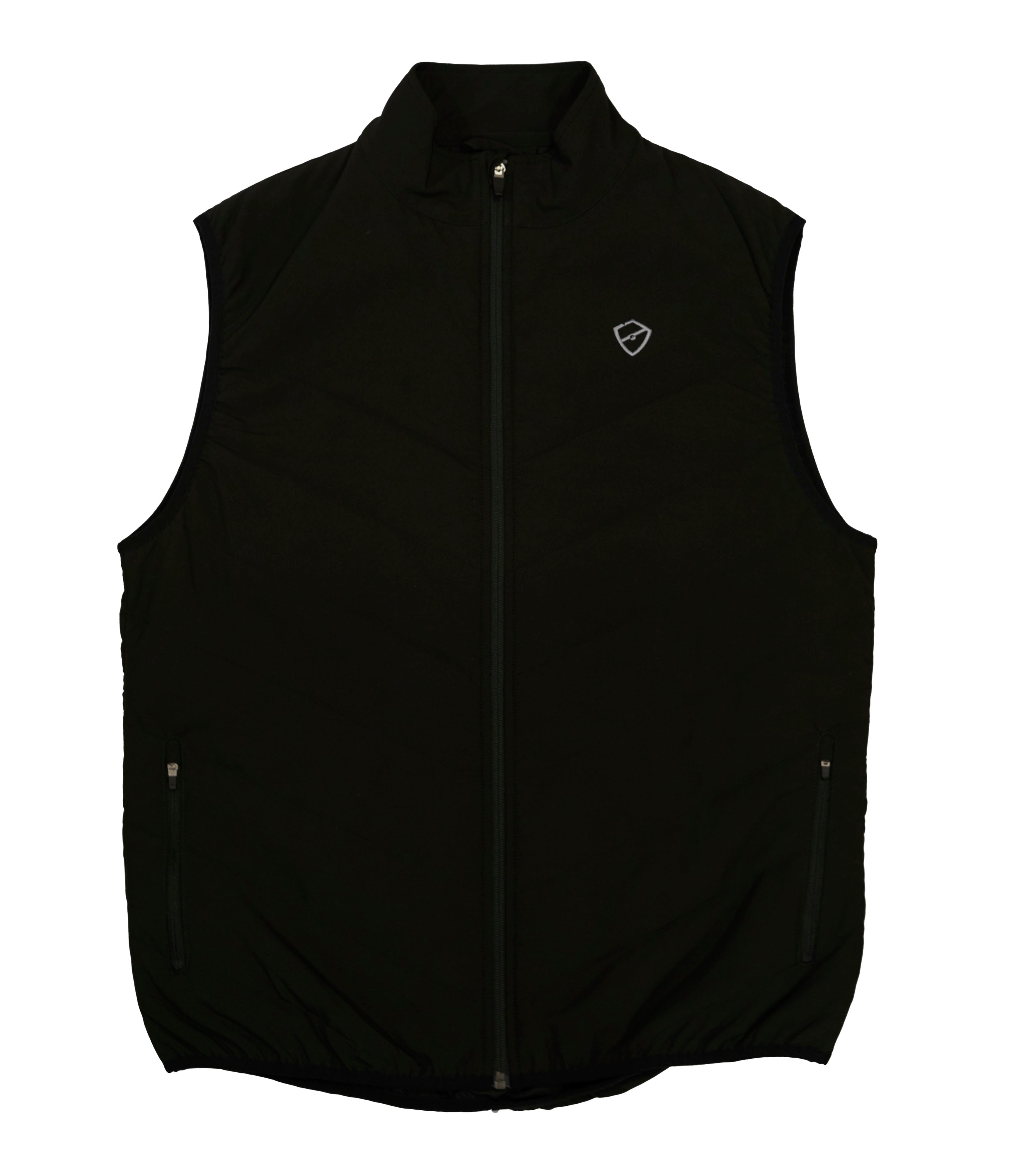 Gilbert Puffer Gilet 100% Recycled - Black | PlayBrave Sportswear