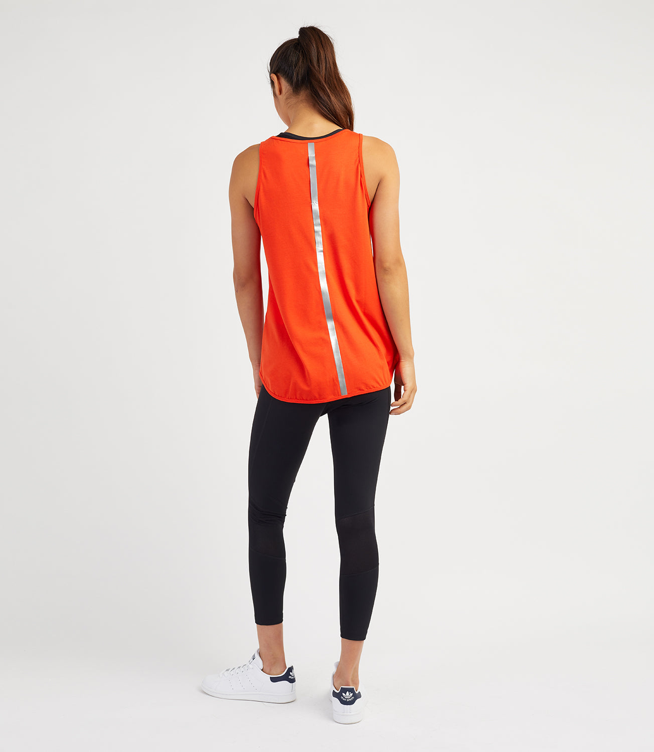Tennis T-shirt Vests-Women's Tops-Layla Loose Vest-Flame-PlayBrave Sports UK
