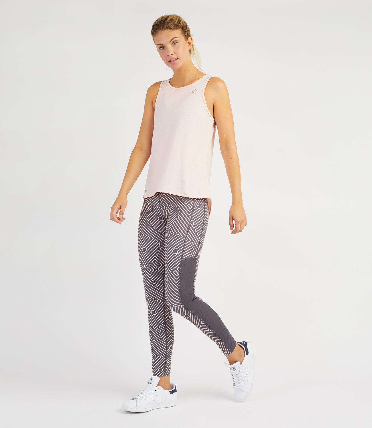 Tennis T-shirt Vests-Women's Tops-Layla Loose Vest-Rose-PlayBrave Sports UK