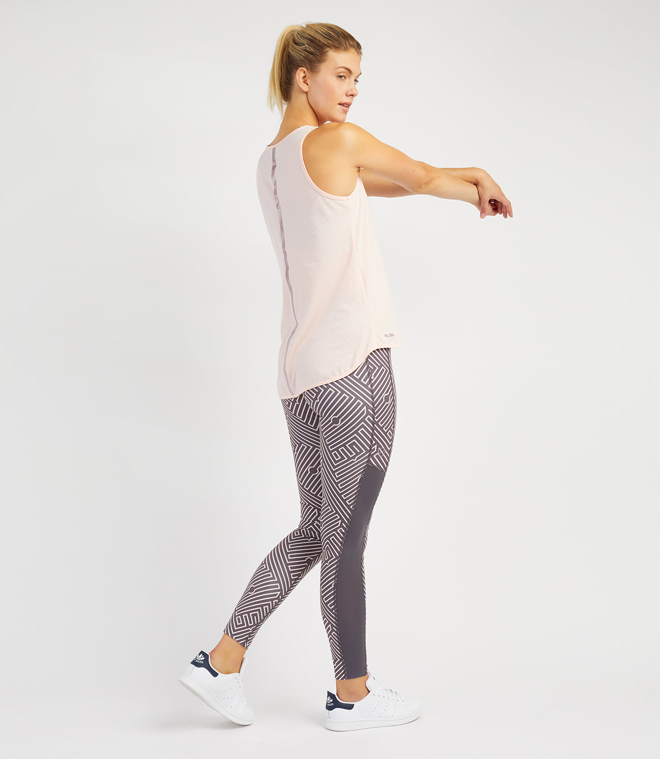 Tennis T-shirt Vests-Women's Tops-Layla Loose Vest-Rose-PlayBrave Sports UK