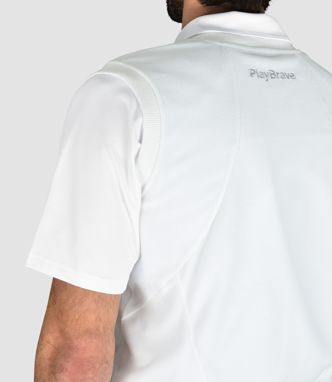 Fleece Jackets Tennis Men's Clothing -Max Fleece Tank-Black-S-PlayBrave Sports UK