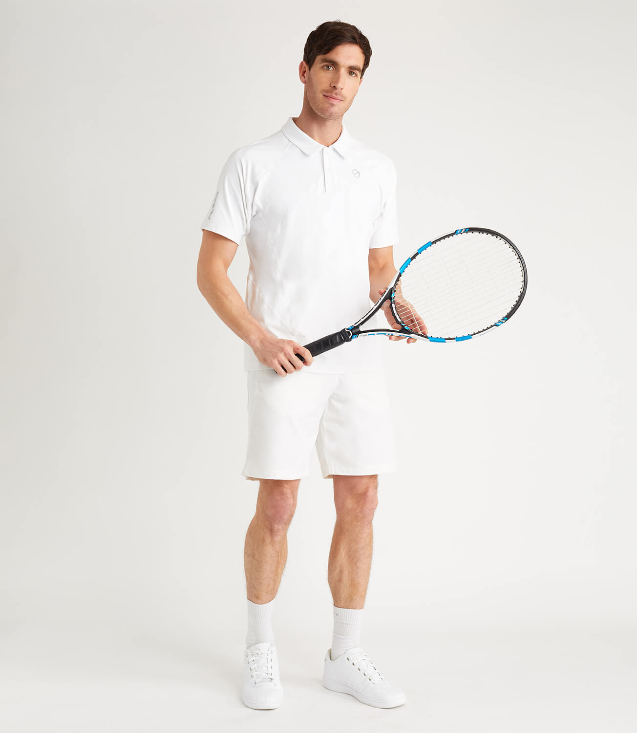 Sebastian Technical Polo - White