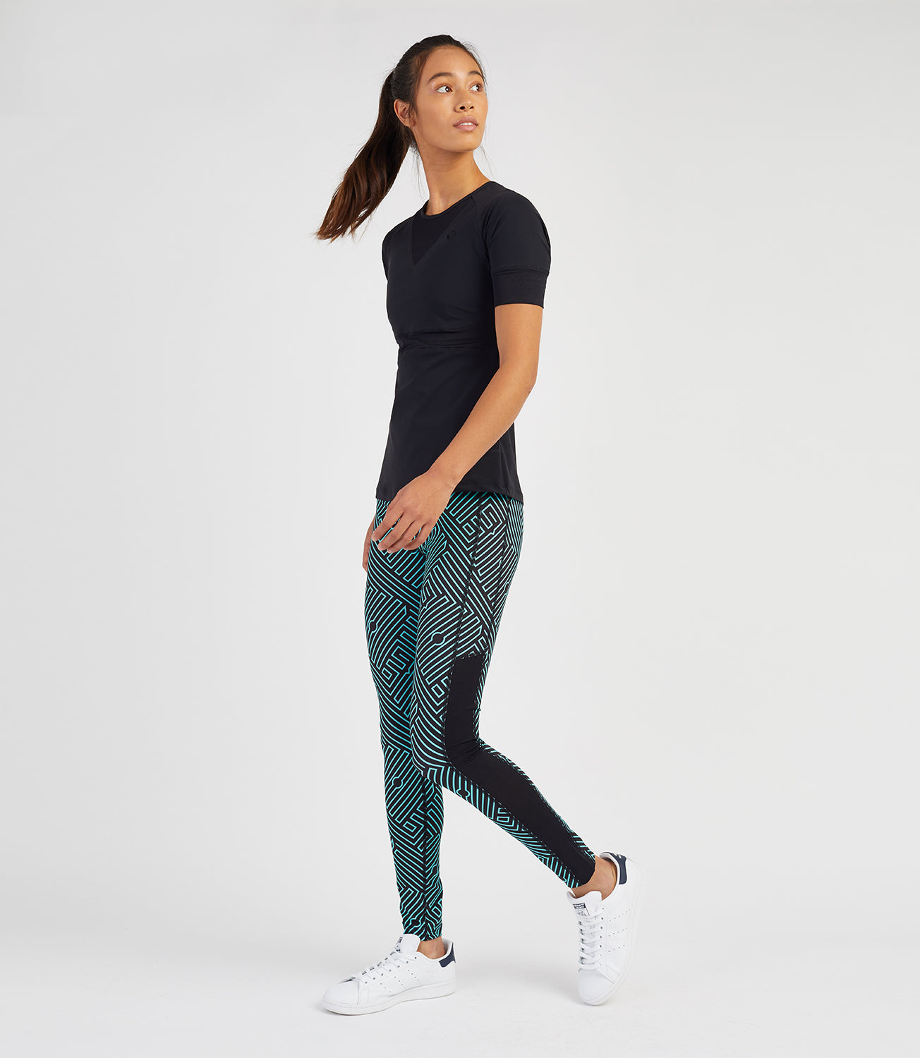 Women's Top Tennis/Fitness/Golf Clothing -Tamara Performance Tee - Black-PlayBrave-Black-XL-PlayBrave Sports UK
